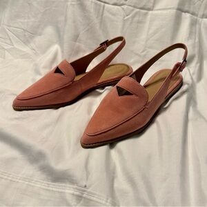 Elegant Pink Slingback Flats